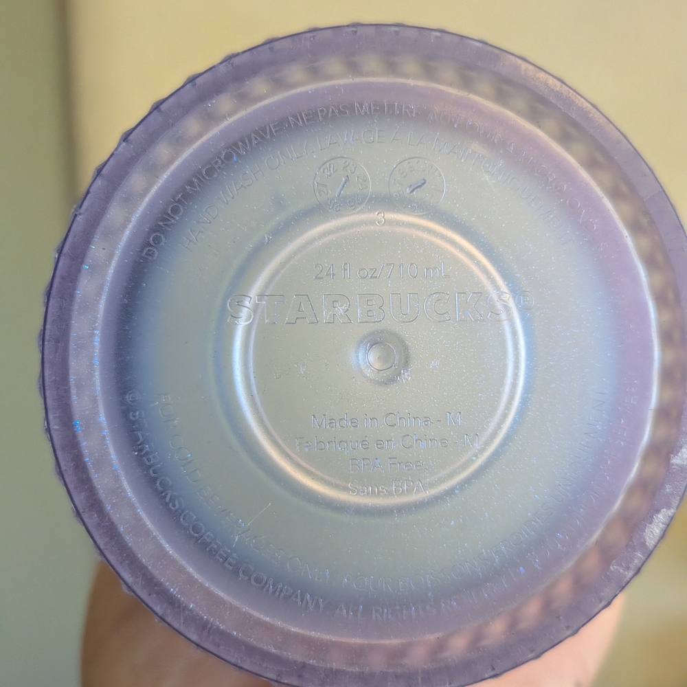 Starbucks Iridescent Blue and Purple Tumbler - Picture 4 of 4